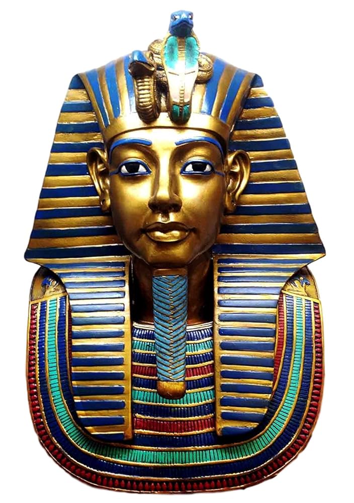 Amazon.co.jp: 大きなエジプトファラオ王TUTバスト像 精巧な職人